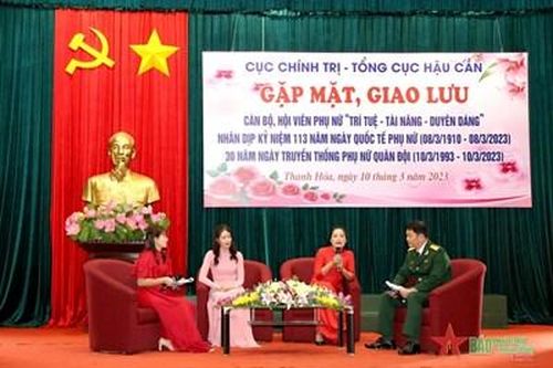 Phụ nữ Cục Chính trị, Tổng cục Hậu cần: 'Trí tuệ - Tài năng - Duyên dáng'