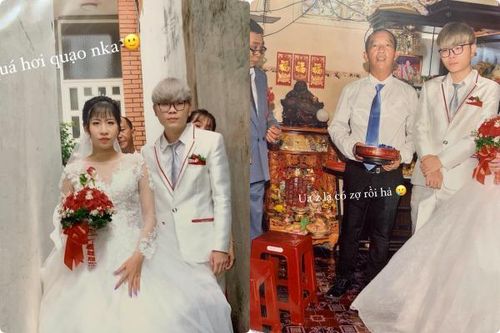 Nhận ảnh cưới 2020, cô gái phải 'cạn lời' vì như những năm 90