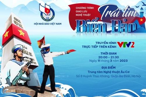 'Trái tim biển đảo' với những cảm xúc thiêng liêng về biển đảo quê hương