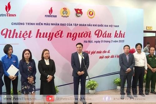 Ngày hội hiến máu 'Nhiệt huyết người Dầu khí' năm 2023.