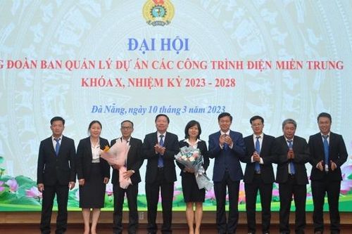 Đại hội Công đoàn Ban QLDA các công trình điện miền Trung nhiệm kỳ 2023-2028 thành công tốt đẹp