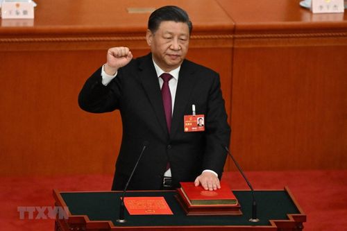 Lãnh đạo Việt Nam gửi điện mừng lãnh đạo khóa mới của CHND Trung Hoa