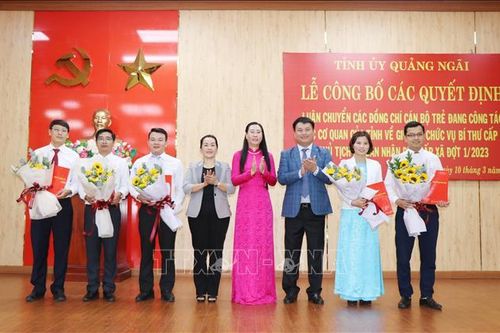 Quảng Ngãi: Luân chuyển cán bộ trẻ giữ chức vụ lãnh đạo cấp xã