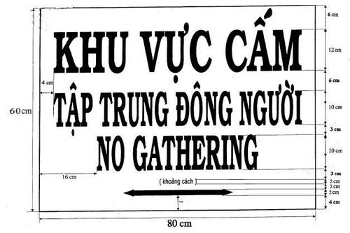 Quy định về khu vực cấm tập trung đông người, cấm ghi âm, ghi hình, chụp ảnh trên địa bàn tỉnh
