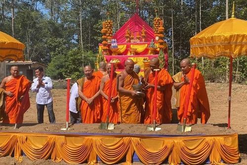 Trà Vinh: Khởi công xây dựng trai đường chùa Bàu Hút