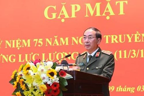 Gặp mặt nhân kỷ niệm 75 năm Ngày truyền thống Xây dựng lực lượng CAND