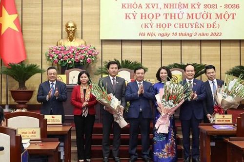 Bà Vũ Thu Hà được bầu làm Phó Chủ tịch TP Hà Nội
