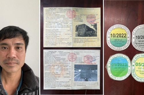 Khởi tố 2 đối tượng làm giả giấy chứng nhận đăng kiểm xe khách