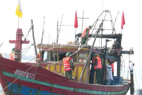 Hà Tĩnh: Liên tiếp phát hiện thuyền đánh cá sử dụng giã cào đánh bắt hải sản sai quy định