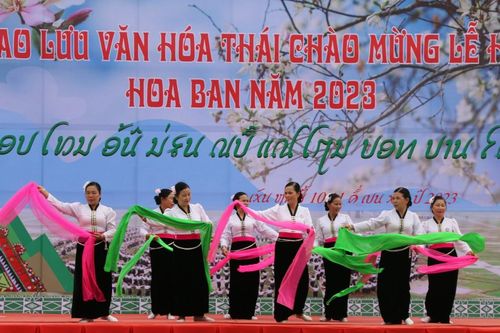 Tưng bừng Lễ hội mùa hoa ban giữa lòng thành phố Sơn La