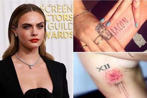 Siêu mẫu Cara Delevingne xóa hình xăm sau khi cai nghiện
