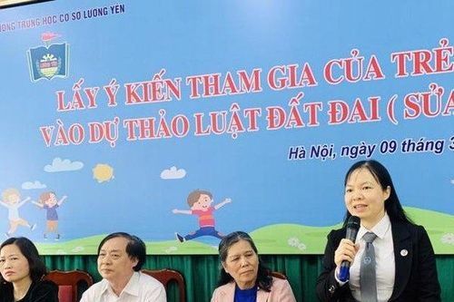 Trẻ em góp ý Luật Đất đai: Không đem lại ý nghĩa thực tiễn cao