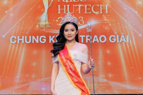 Người đẹp Nguyễn Thị Tuyết Nhung xuất sắc đăng quang Miss HUTECH 2023