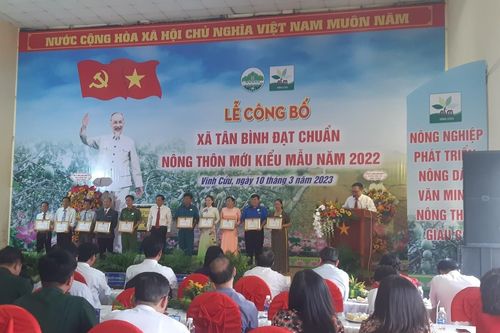 Đồng Nai: Công bố xã đạt chuẩn nông thôn mới kiểu mẫu