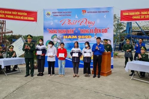 Tuổi trẻ thành phố Hải Phòng ra quân hưởng ứng chương trình 'Tháng Ba biên giới'