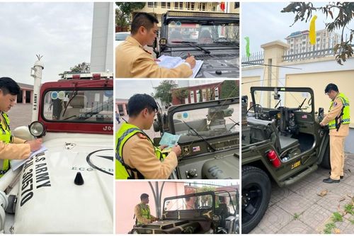 Xử phạt các xe Jeep chở 'người đẹp' trong Lễ hội áo dài