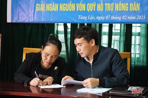 2.423 hộ nông dân Hà Tĩnh được 'tiếp sức' phát triển kinh tế