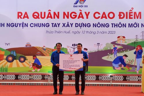 Ngày cao điểm Tuổi trẻ Việt Nam chung tay xây dựng nông thôn mới