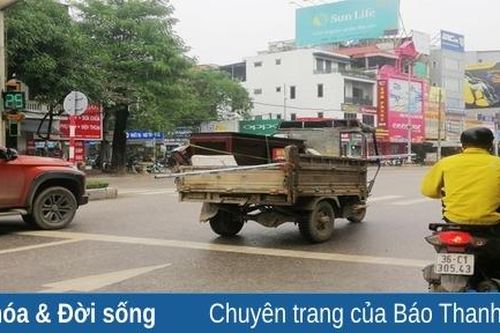 Mất an toàn từ xe 3 bánh chở hàng