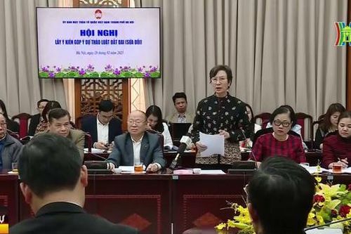 Hà Nội có nhiều ý kiến đóng góp vào Luật Đất đai sửa đổi