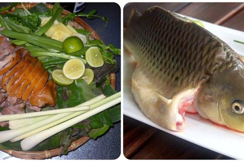 Thịt chó kỵ rau gì?