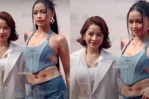 'Sốc' nặng khi một Hoa hậu đình đám để lộ dấu vết lạ lùng khó hiểu ở ngay vòng eo