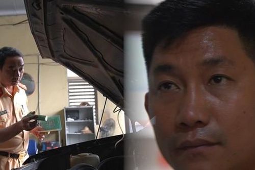 Trung tâm đăng kiểm Thủ đô hoạt động ra sao khi có tăng cường lực lượng công an giao thông?