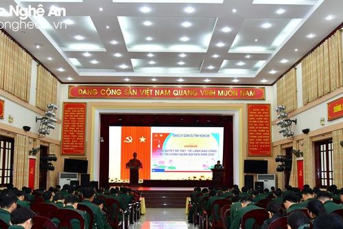 Đảng ủy Quân sự tỉnh quán triệt các Nghị quyết của Quân ủy Trung ương