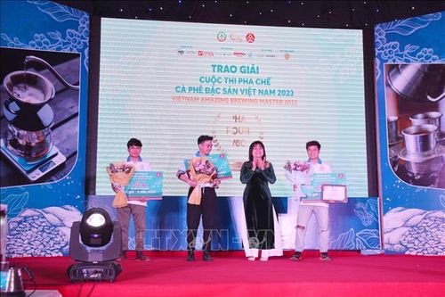 Bế mạc và trao giải Cuộc thi pha chế cà phê đặc sản Việt Nam 2023