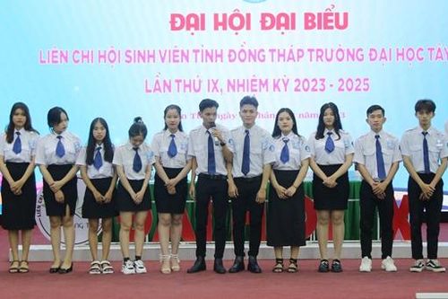 Đại hội đại biểu Liên chi Hội Sinh viên tỉnh Đồng Tháp Trường Đại học Tây Đô lần thứ IX