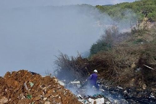 Bãi rác Cam Ly Đà Lạt bốc cháy nhiều ngày gây ô nhiễm nghiêm trọng