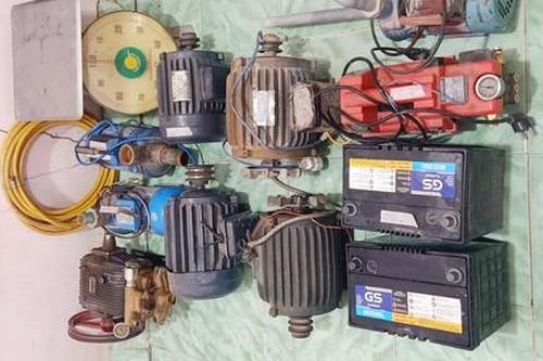 Bắt cặp đôi liên tiếp gây ra 12 vụ trộm bình ắc quy, mô tơ khiến người dân bức xúc