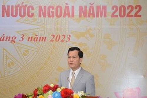 Hội nghị giao ban trực tuyến công tác phi chính phủ nước ngoài năm 2022