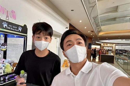 Cường Đô La khoe ảnh quý tử, Subeo với chiều cao vượt trội