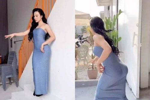 Diện váy bó, 'hot girl lực điền' Angela Phương Trinh lộ body bất thường
