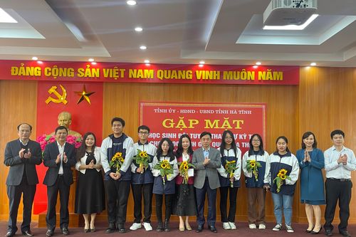 Hà Tĩnh có 69/84 học sinh đạt giải tại kỳ thi chọn học sinh giỏi quốc gia