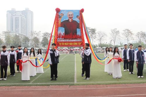 Khai mạc giải thể thao học sinh phổ thông thành phố Hà Nội