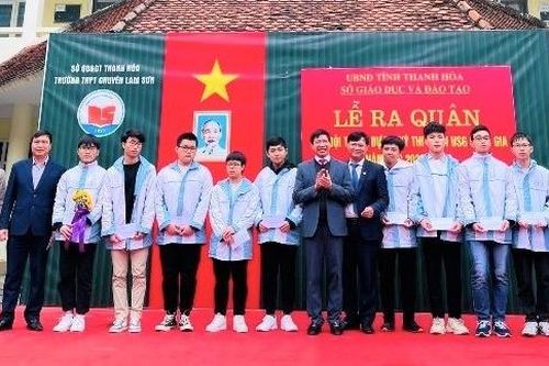 Một trường ở Thanh Hóa có 60 học sinh giỏi quốc gia