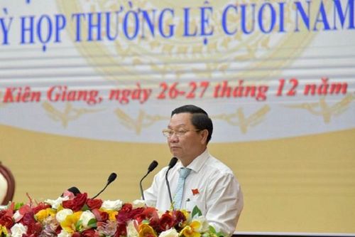 Nguyên Giám đốc Sở Y tế tỉnh Kiên Giang thôi làm đại biểu HĐND