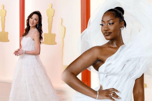 Sắc trắng bất ngờ thống trị thảm đỏ Oscar 2023, hàng loạt sao nữ mặc đầm cắt xẻ táo bạo