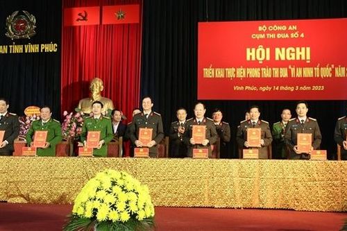 Cụm thi đua số 4, Bộ Công an triển khai thực hiện phong trào thi đua năm 2023