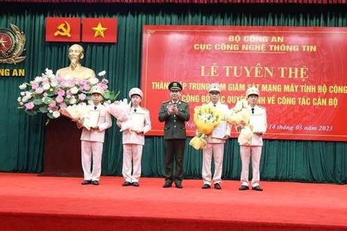 Thành lập Trung tâm giám sát mạng máy tính Bộ Công an