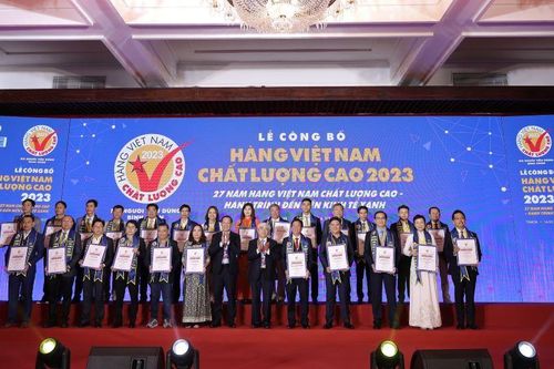 519 doanh nghiệp đạt chứng nhận HVNCLC năm 2023