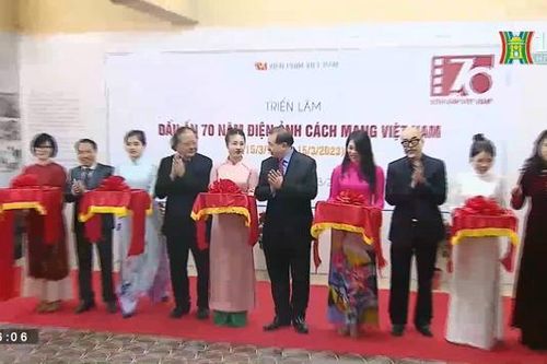 Triển lãm 'Dấu ấn 70 năm Điện ảnh cách mạng Việt Nam'