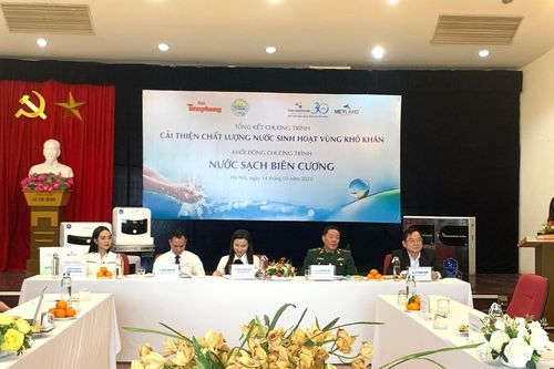 Tổng kết chương trình 'Cải thiện chất lượng nước sinh hoạt vùng khó khăn'