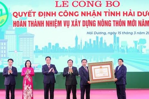 Tỉnh thứ 5 hoàn thành xây dựng nông thôn mới: Đẩy mạnh công nghiệp hóa, hiện đại hóa nông thôn