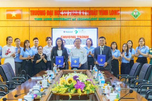 Trường ĐH Sư phạm Kỹ thuật Vĩnh Long ký kết hợp tác với các doanh nghiệp