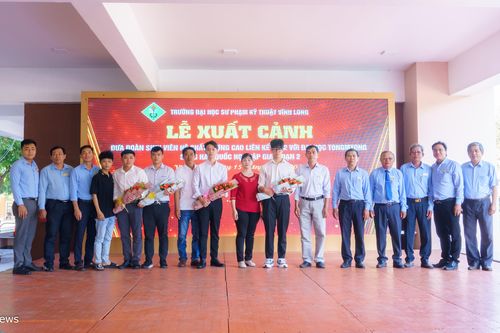 VLUTE làm lễ xuất cảnh đưa sinh viên sang ĐH Tongmyong - Hàn Quốc