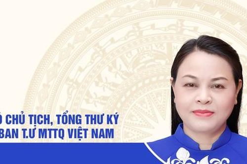Chân dung nữ Phó Chủ tịch - Tổng thư ký Ủy ban T.Ư MTTQ Việt Nam