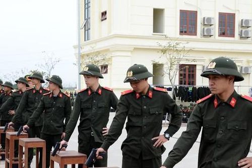 Một ngày huấn luyện của chiến sĩ nghĩa vụ Công an nhân dân